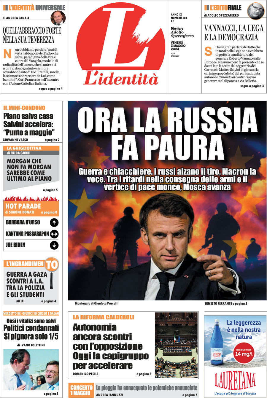 Prima-pagina-identita-edizione-di-oggi-03-05-2024