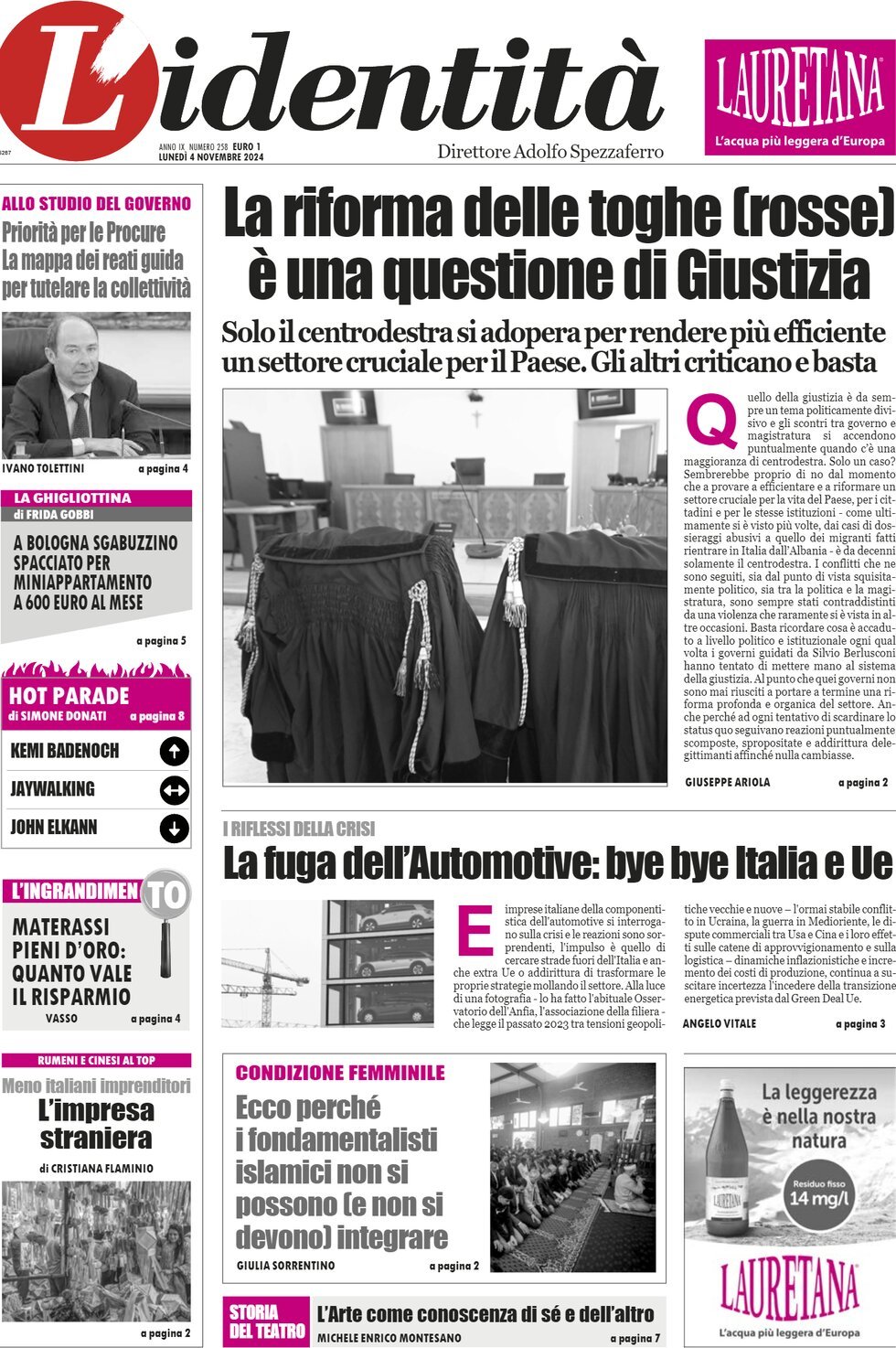 Prima-pagina-identita-edizione-di-oggi-04-11-2024