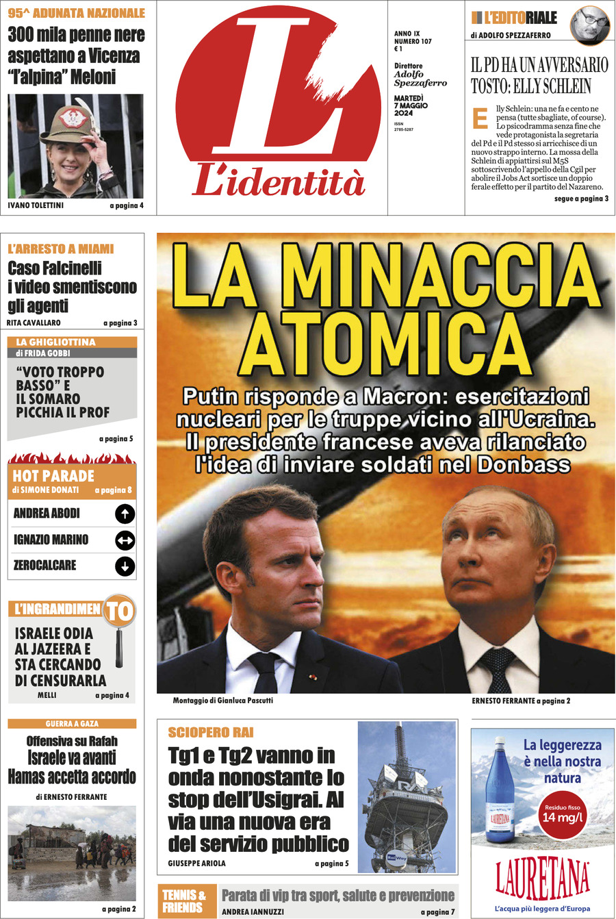 Prima-pagina-identita-edizione-di-oggi-07-05-2024