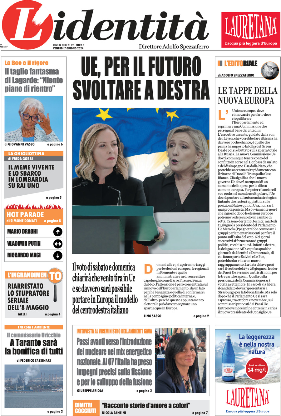 Prima-pagina-identita-edizione-di-oggi-07-06-2024