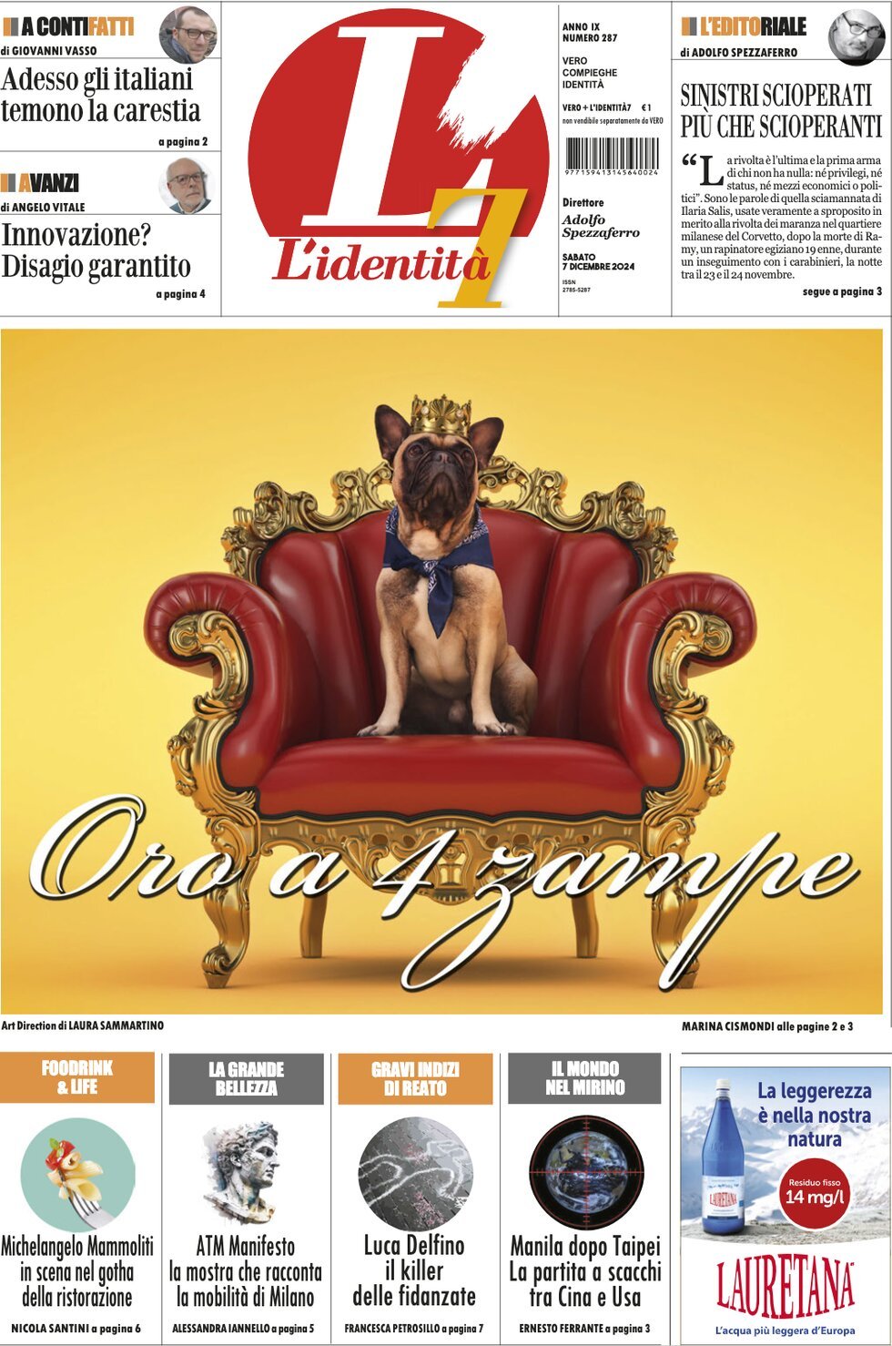 Prima-pagina-identita-edizione-di-oggi-07-12-2024