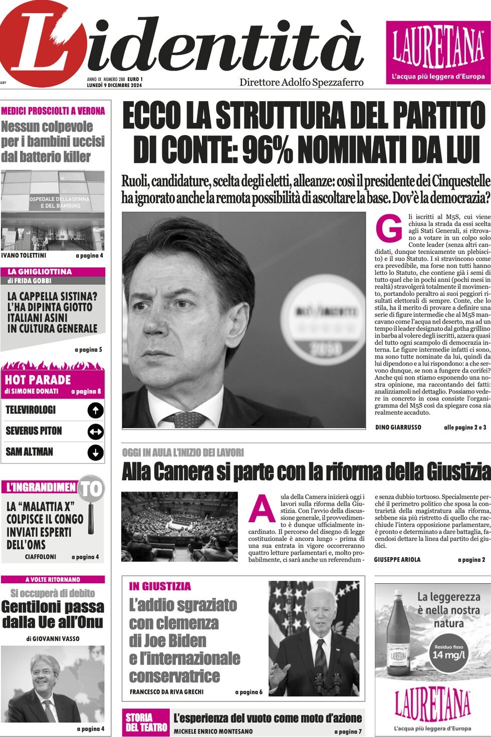 Prima-pagina-identita-edizione-di-oggi-09-12-2024