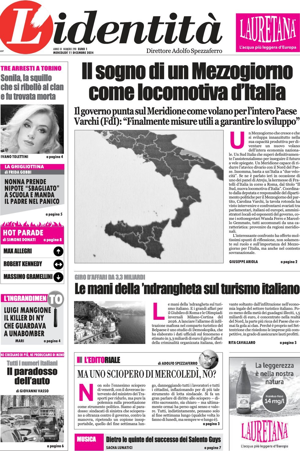 Prima-pagina-identita-edizione-di-oggi-11-12-2024