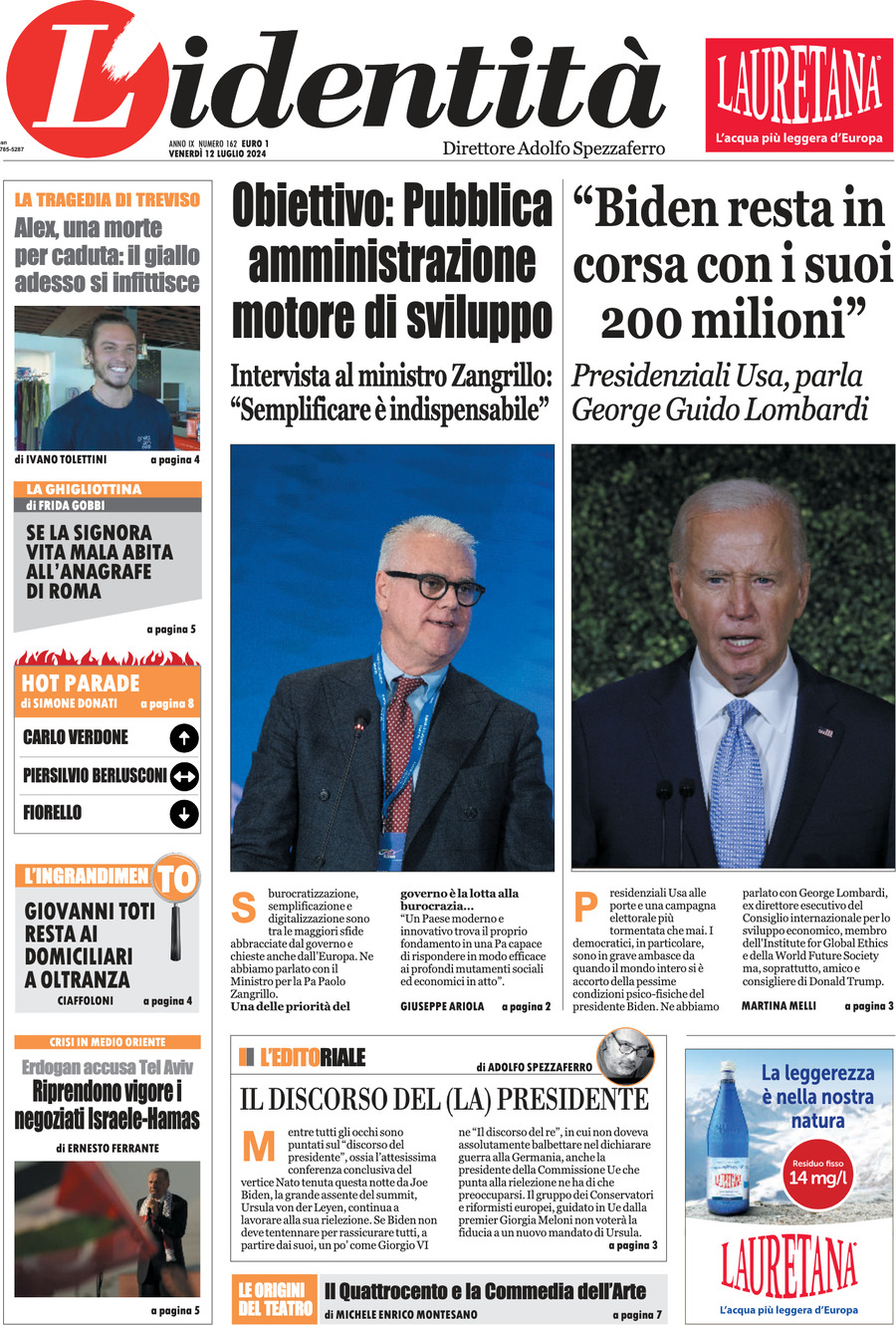 Prima-pagina-identita-edizione-di-oggi-12-07-2024