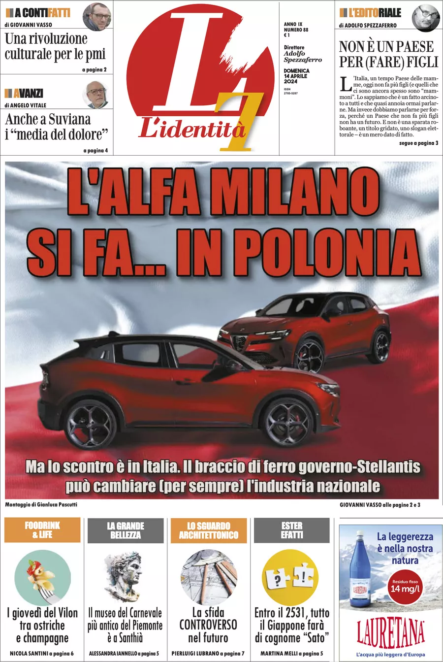 Prima-pagina-identita-edizione-di-oggi-14-04-2024