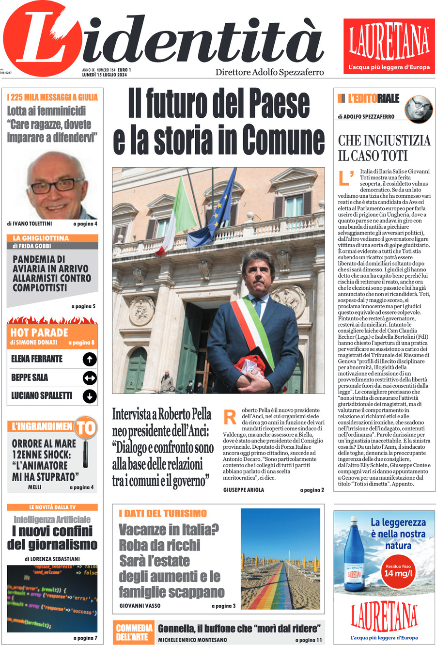 Prima-pagina-identita-edizione-di-oggi-15-07-2024