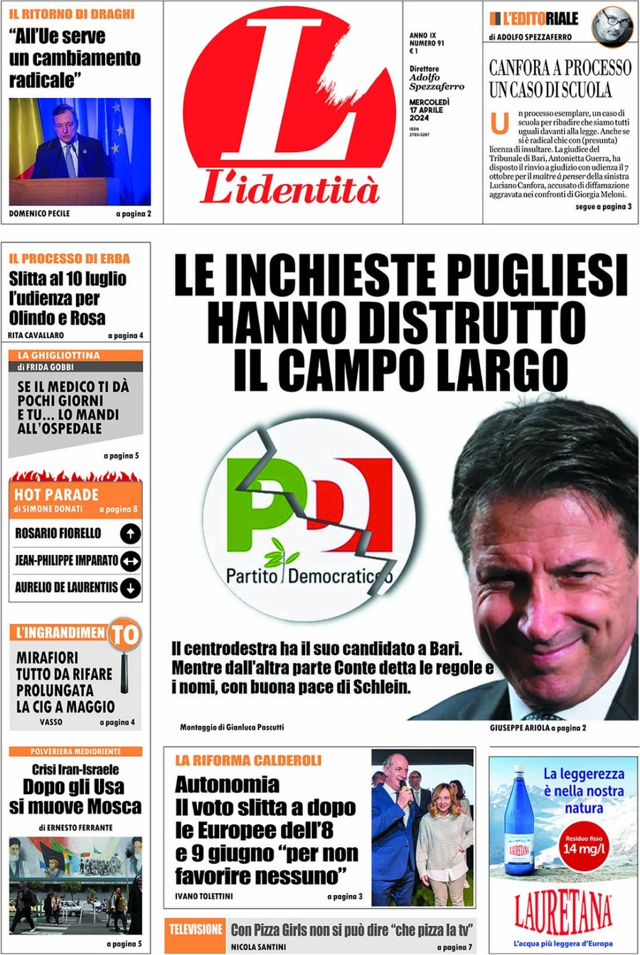 Prima-pagina-identita-edizione-di-oggi-17-04-2024