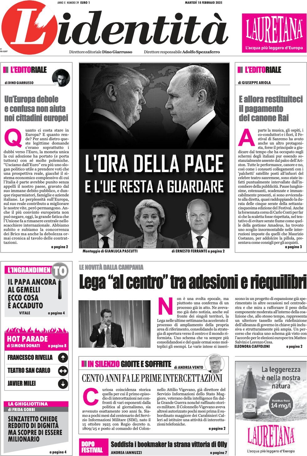 Prima-pagina-identita-edizione-di-oggi-18-02-2025