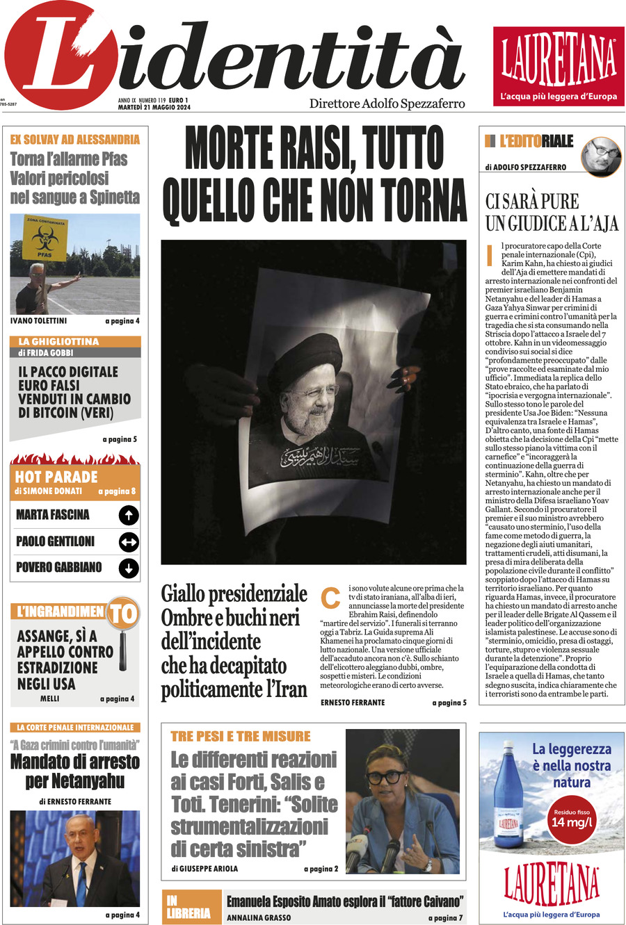 Prima-pagina-identita-edizione-di-oggi-21-05-2024