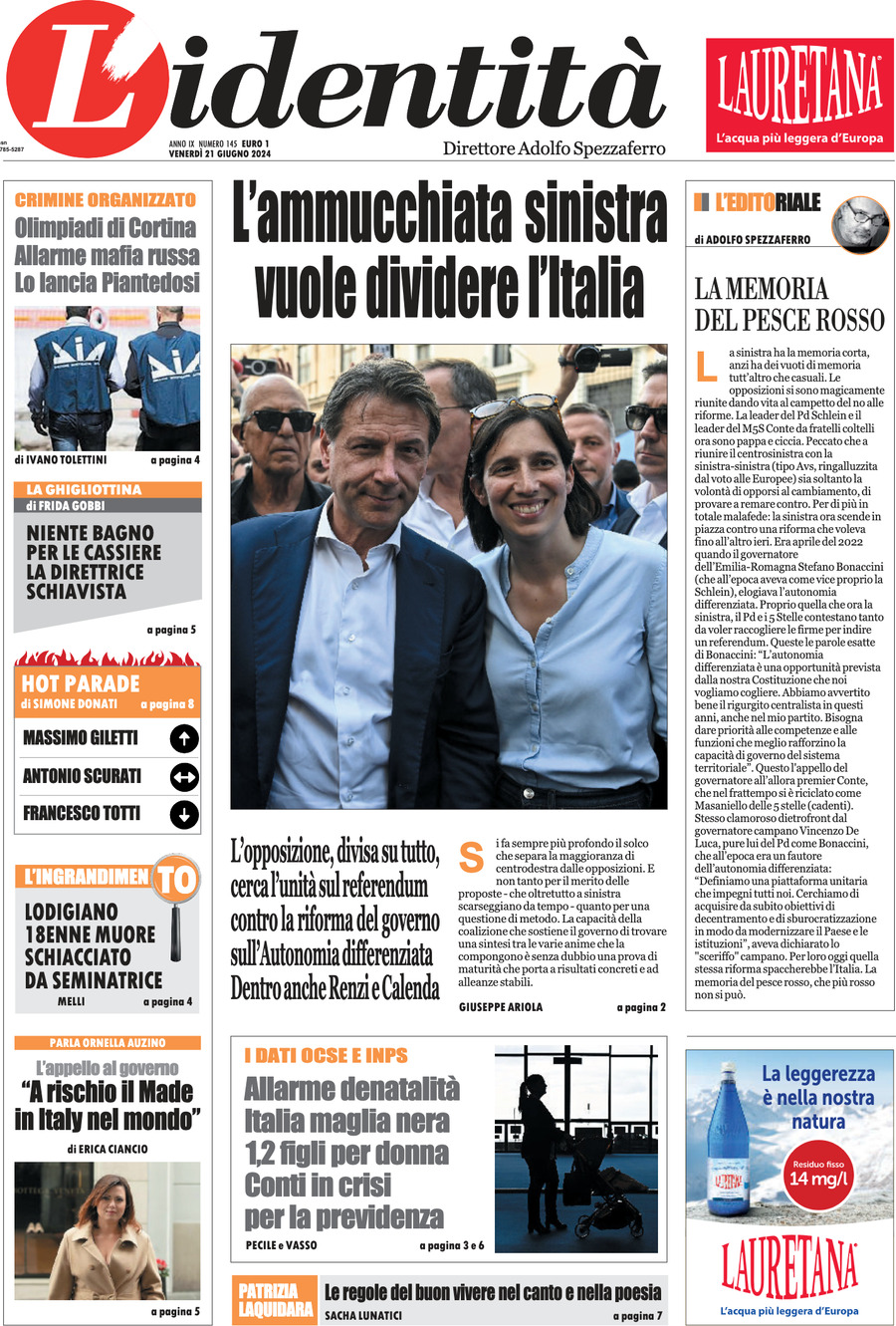 Prima-pagina-identita-edizione-di-oggi-21-06-2024