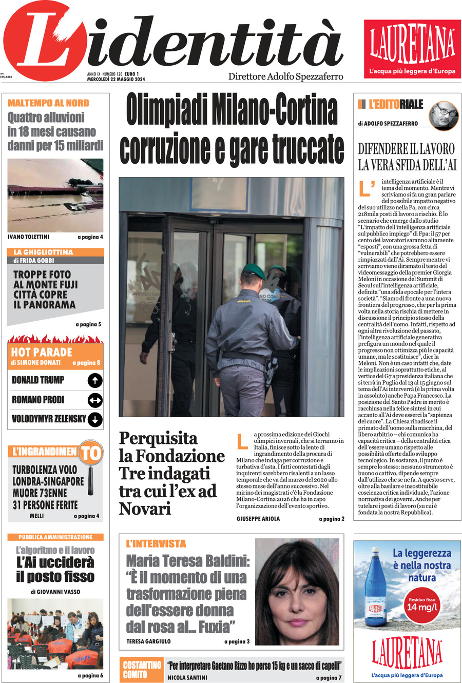 Prima-pagina-identita-edizione-di-oggi-22-05-2024