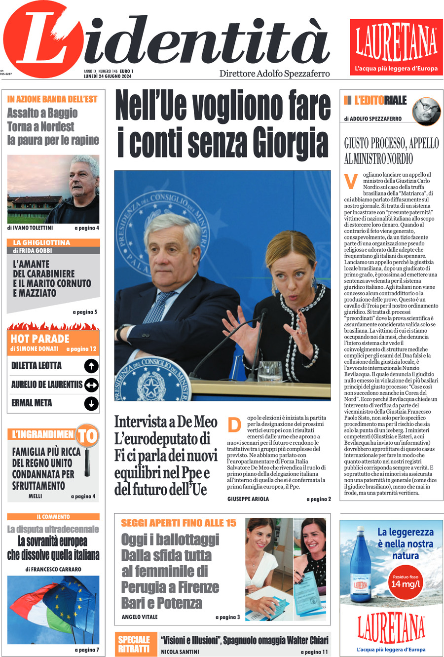 Prima-pagina-identita-edizione-di-oggi-24-06-2024