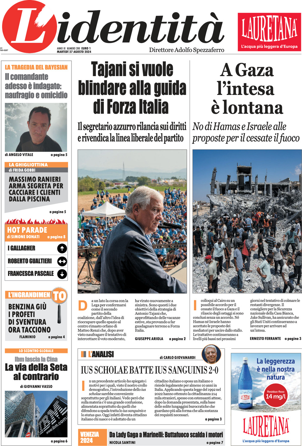 Prima-pagina-identita-edizione-di-oggi-27-08-2024