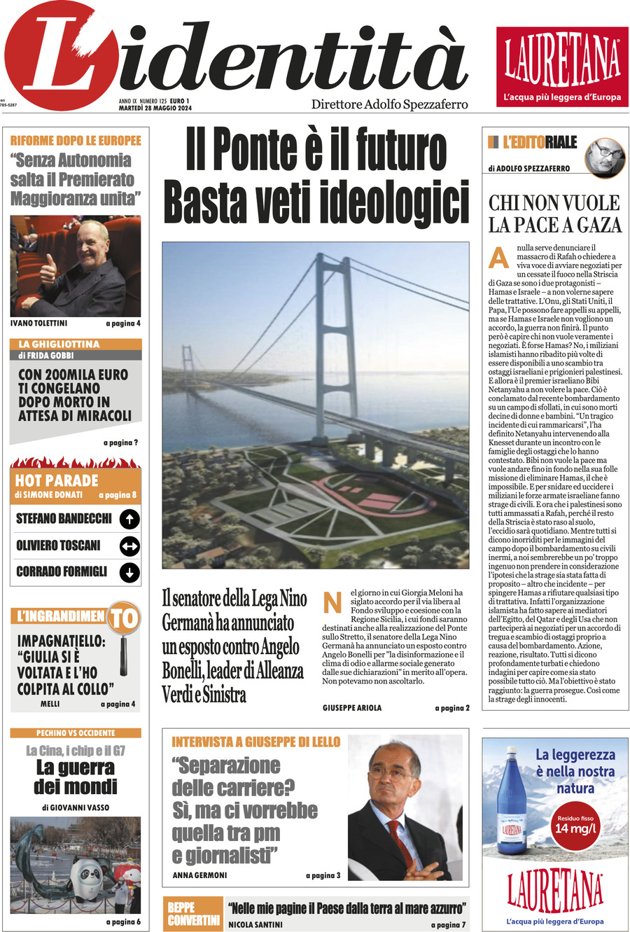 Prima-pagina-identita-edizione-di-oggi-28-05-2024