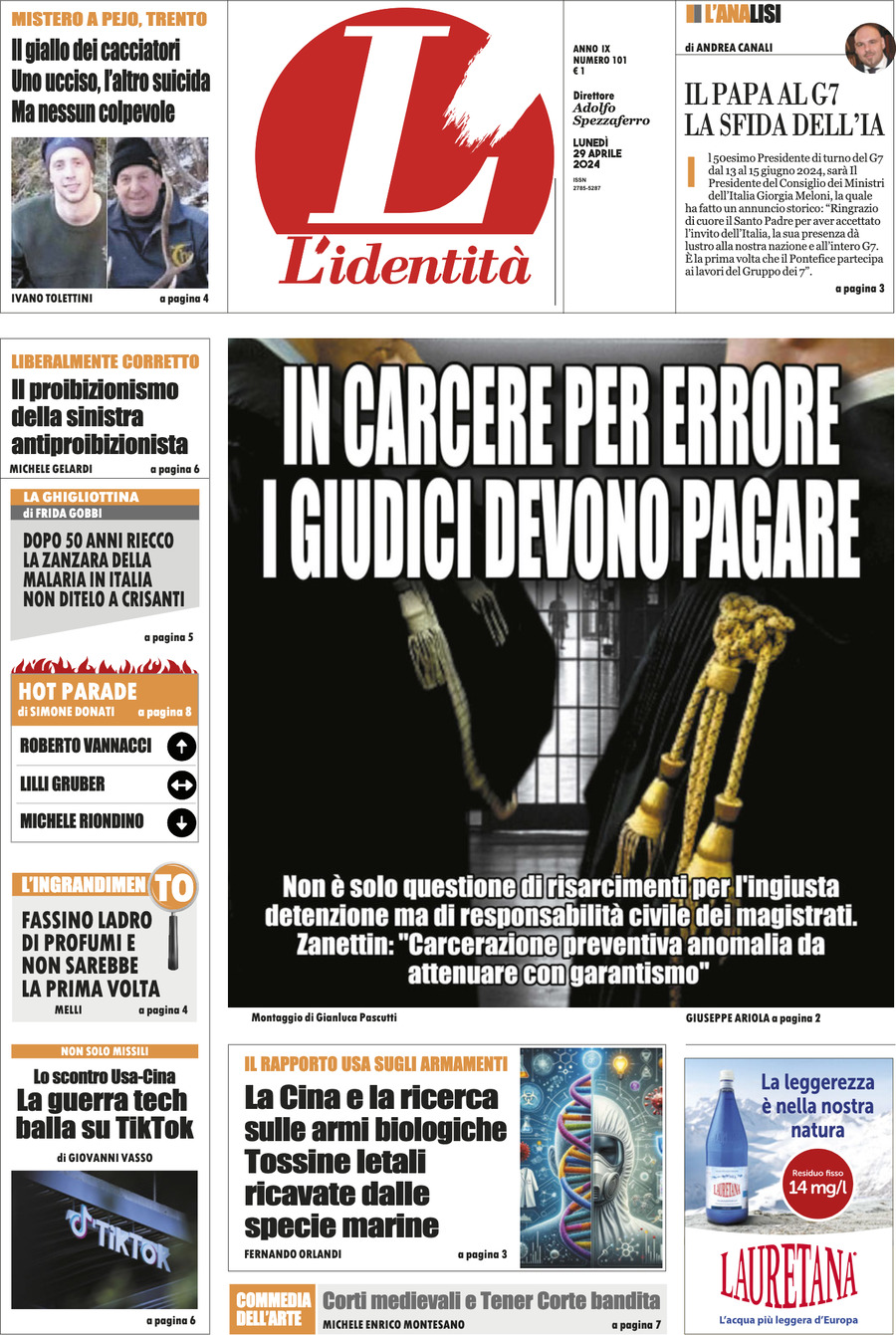 Prima-pagina-identita-edizione-di-oggi-29-04-2024