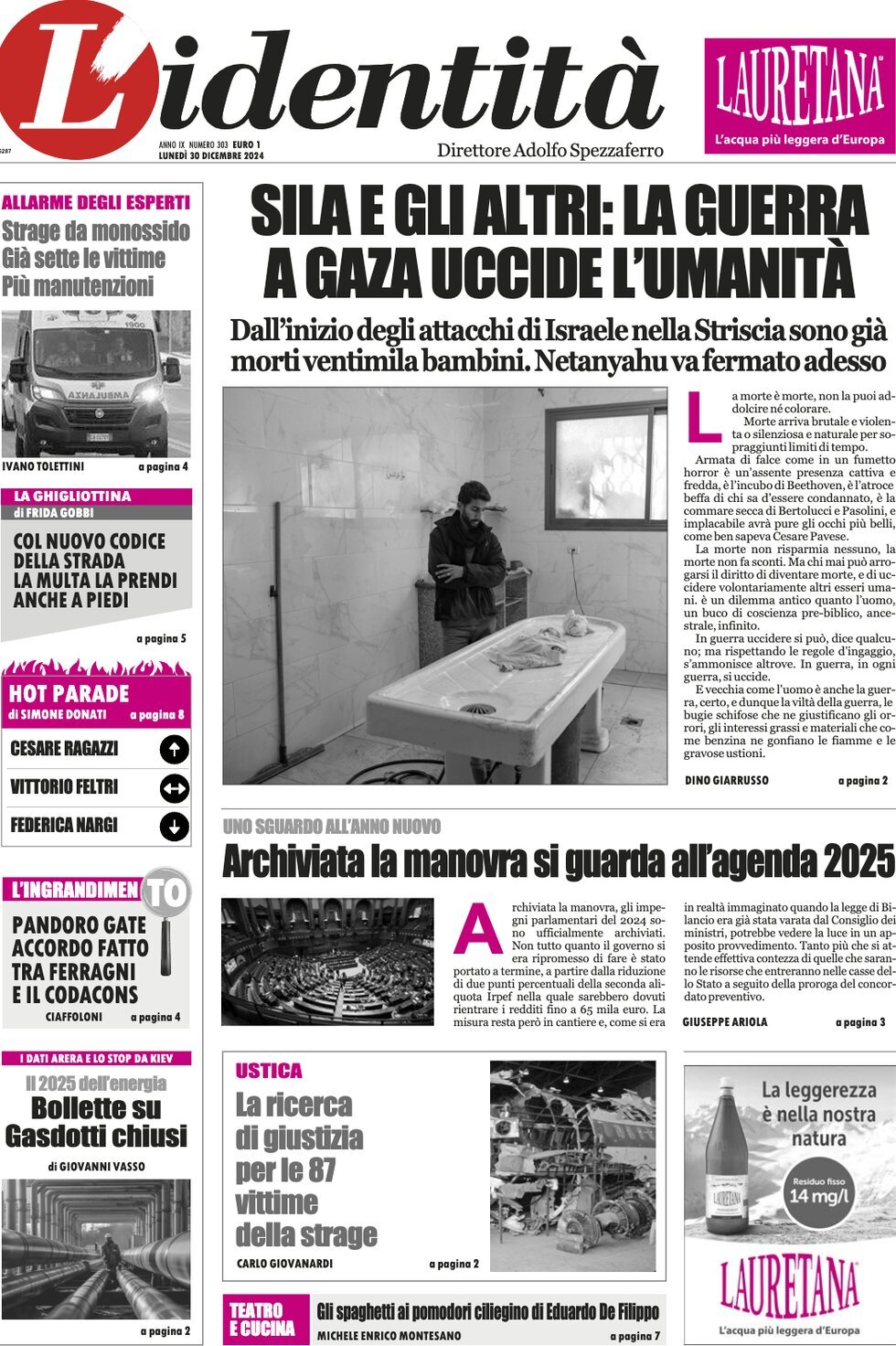 Prima-pagina-identita-edizione-di-oggi-30-12-2024