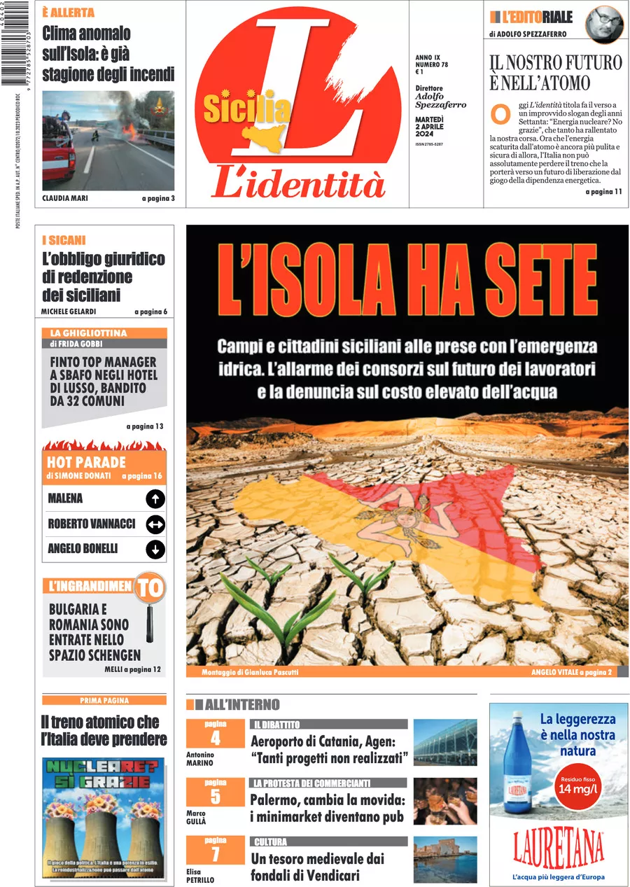 Prima-pagina-identita-sicilia-edizione-palermo-di-oggi-02-04-2024