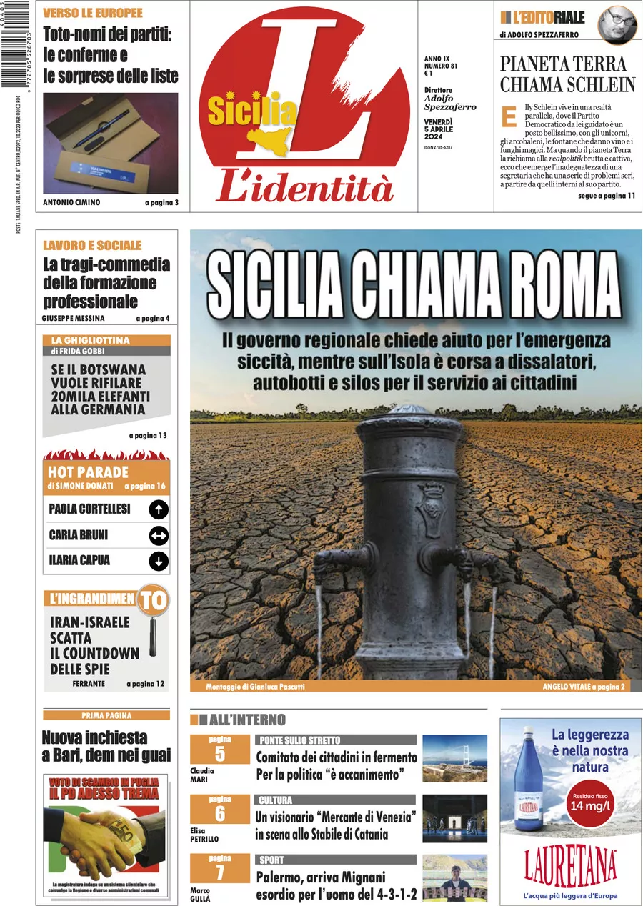 Prima-pagina-identita-sicilia-edizione-palermo-di-oggi-05-04-2024