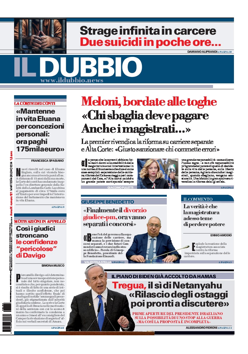 Prima-pagina-il-dubbio-oggi-edizione-di-oggi-20240604