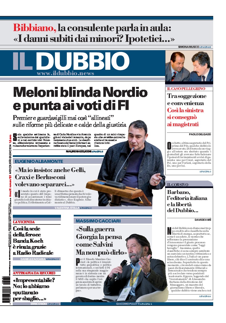 Prima-pagina-il-dubbio-oggi-edizione-di-oggi-20240605