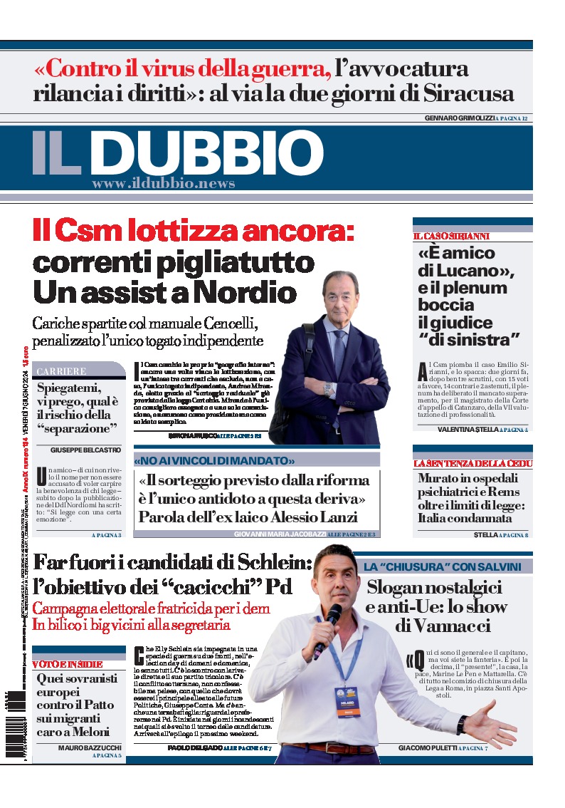 Prima-pagina-il-dubbio-oggi-edizione-di-oggi-20240607