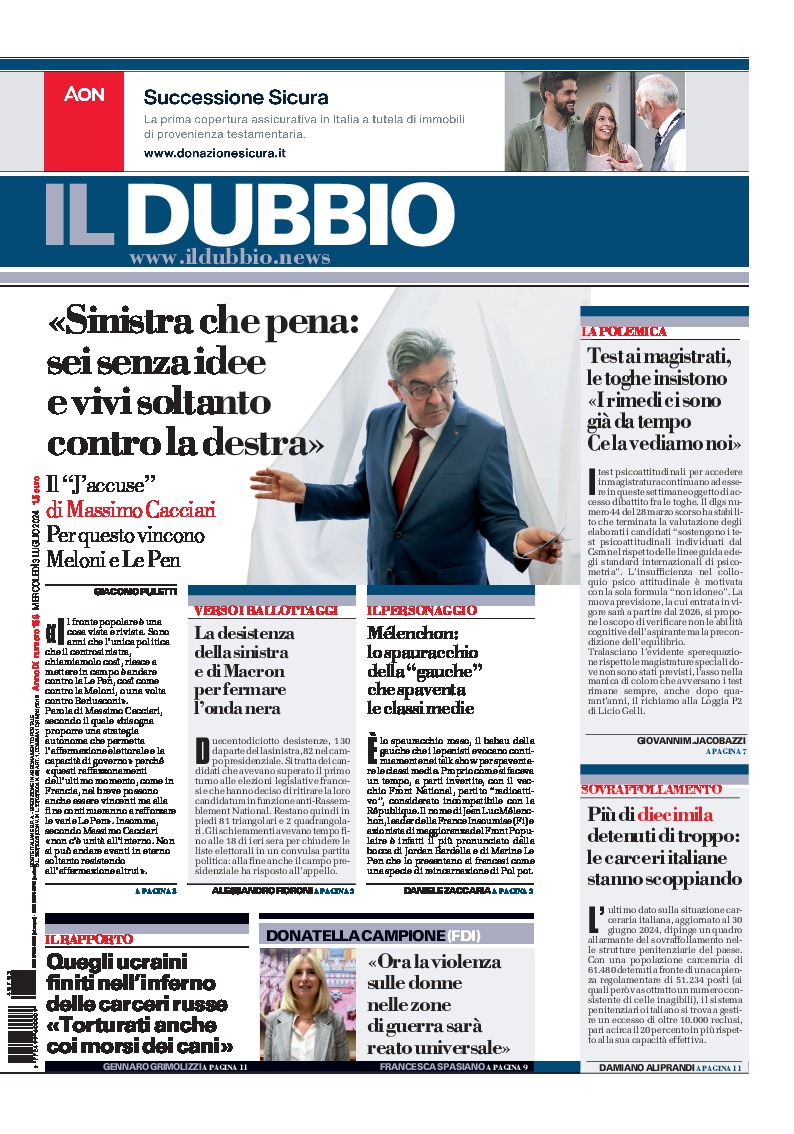 Prima-pagina-il-dubbio-oggi-edizione-di-oggi-20240703