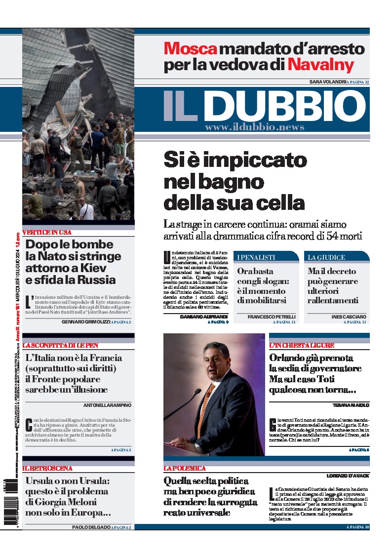 Prima-pagina-il-dubbio-oggi-edizione-di-oggi-20240710