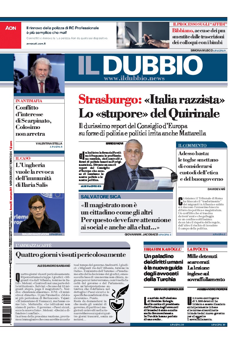 Prima-pagina-il-dubbio-oggi-edizione-di-oggi-20241023