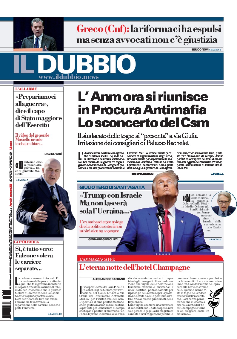 Prima-pagina-il-dubbio-oggi-edizione-di-oggi-20241108