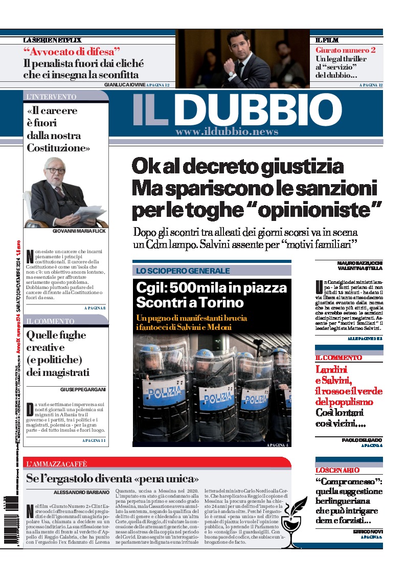 Prima-pagina-il-dubbio-oggi-edizione-di-oggi-20241130