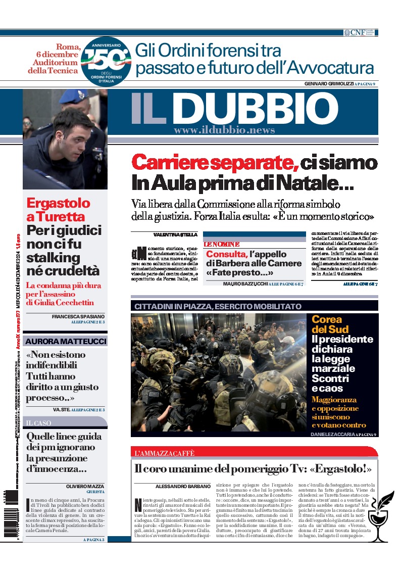 Prima-pagina-il-dubbio-oggi-edizione-di-oggi-20241204