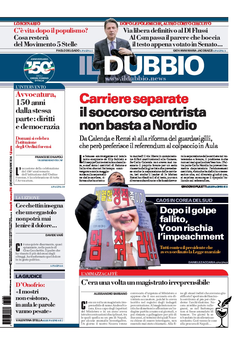 Prima-pagina-il-dubbio-oggi-edizione-di-oggi-20241205