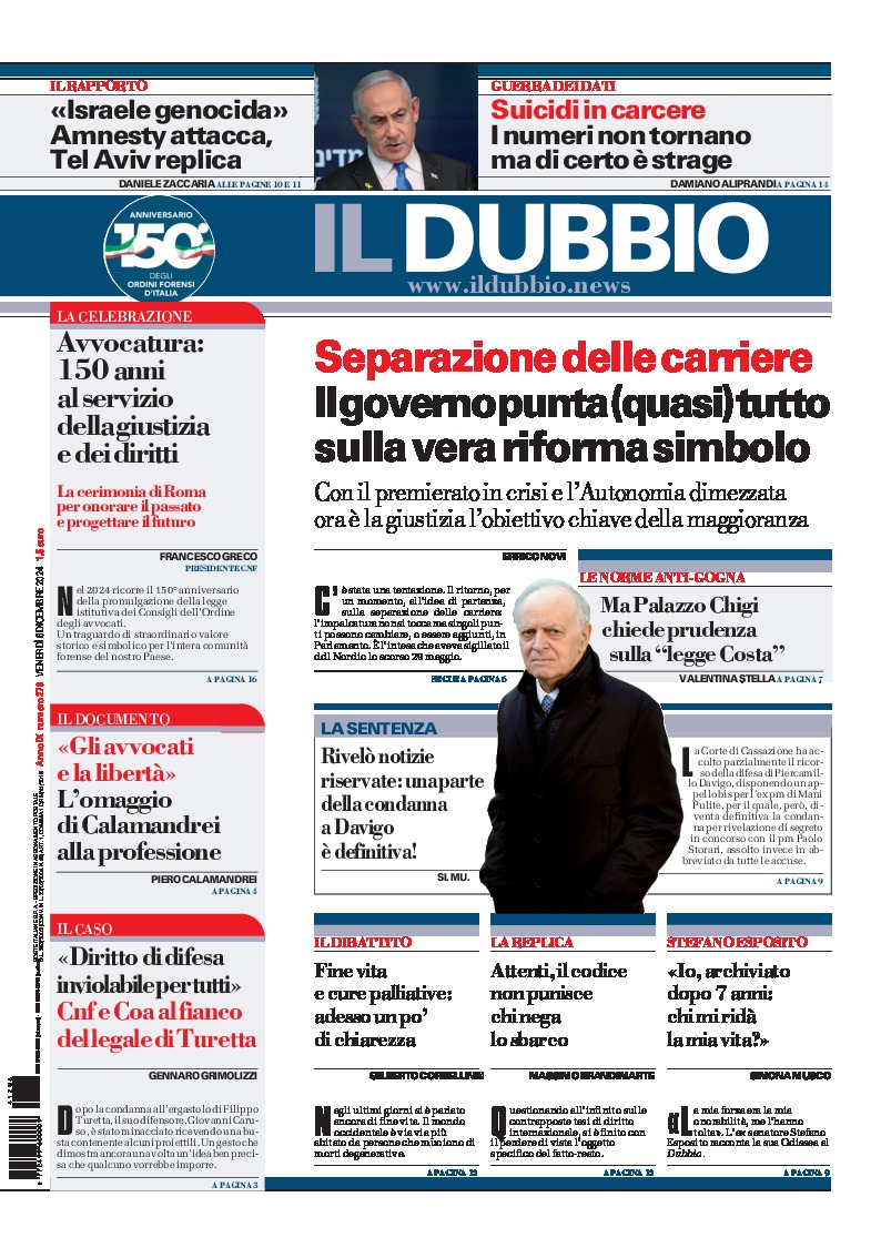 Prima-pagina-il-dubbio-oggi-edizione-di-oggi-20241206