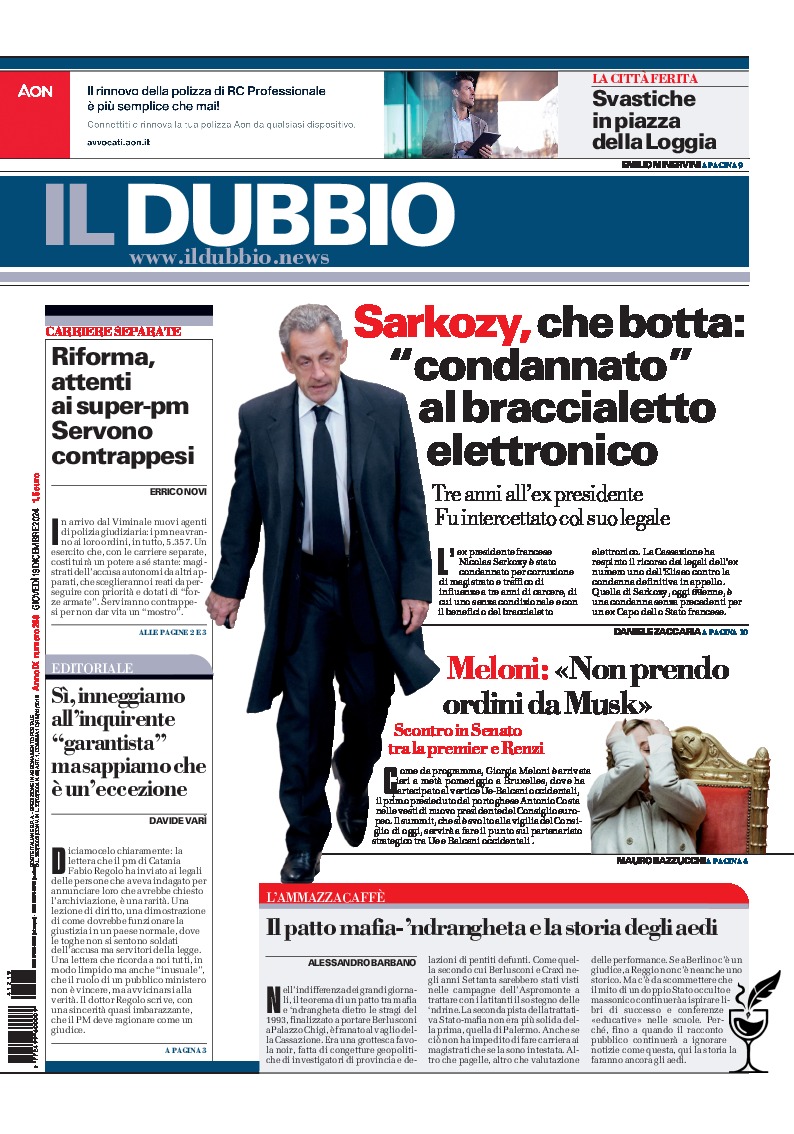 Prima-pagina-il-dubbio-oggi-edizione-di-oggi-20241219