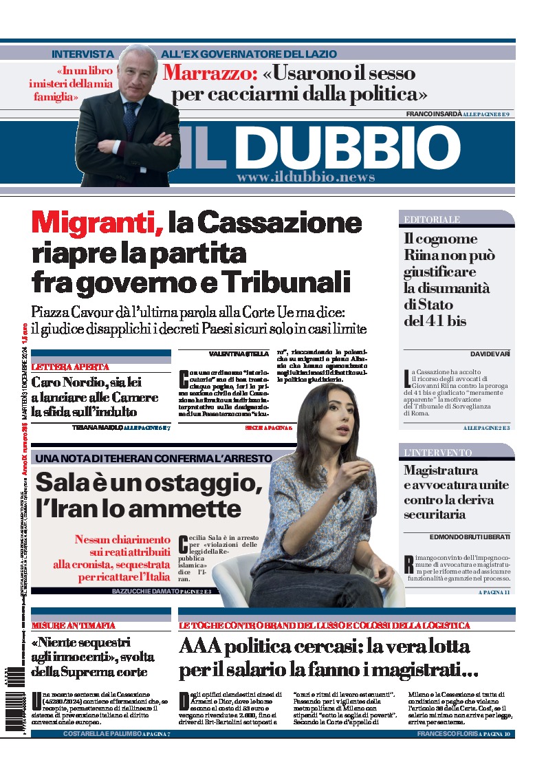 Prima-pagina-il-dubbio-oggi-edizione-di-oggi-20241231