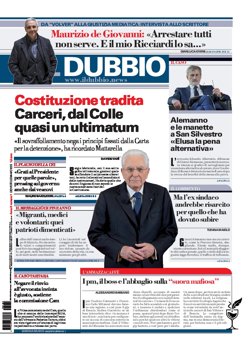 Prima-pagina-il-dubbio-oggi-edizione-di-oggi-20250102