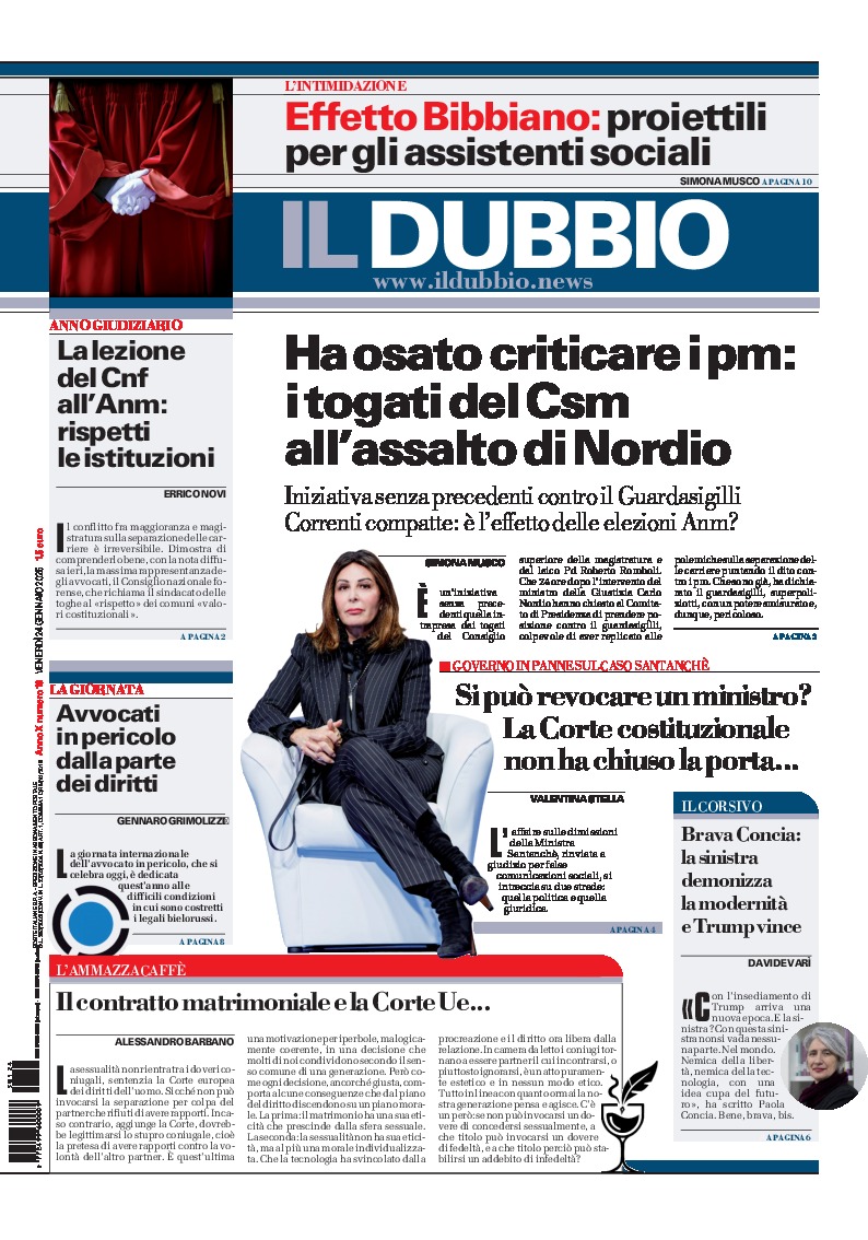 Prima-pagina-il-dubbio-oggi-edizione-di-oggi-20250124