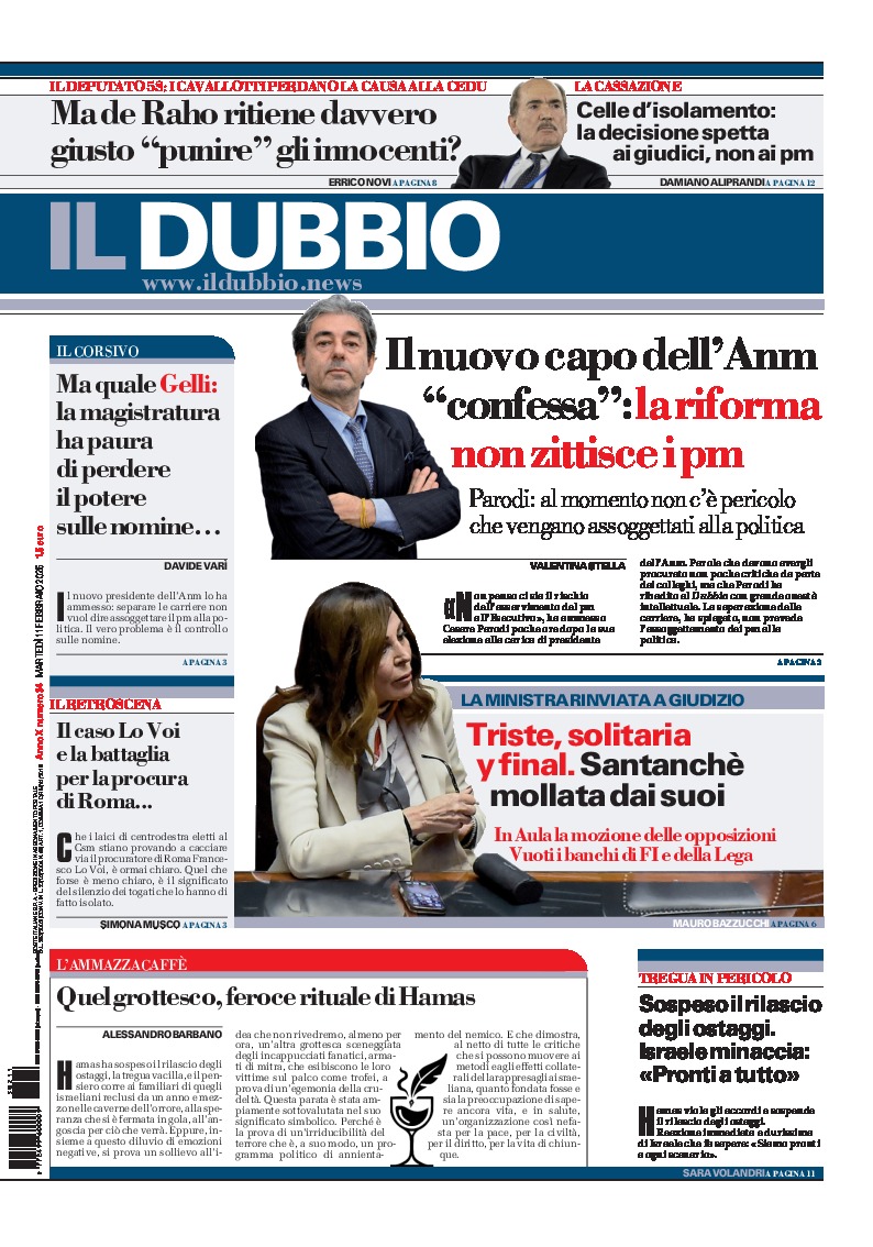 Prima-pagina-il-dubbio-oggi-edizione-di-oggi-20250211