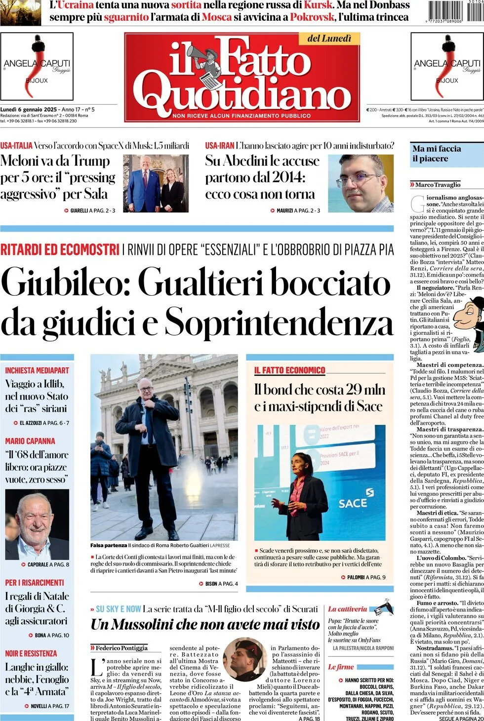 prima_pagina_il_fatto-quotidiano-06-01-2025