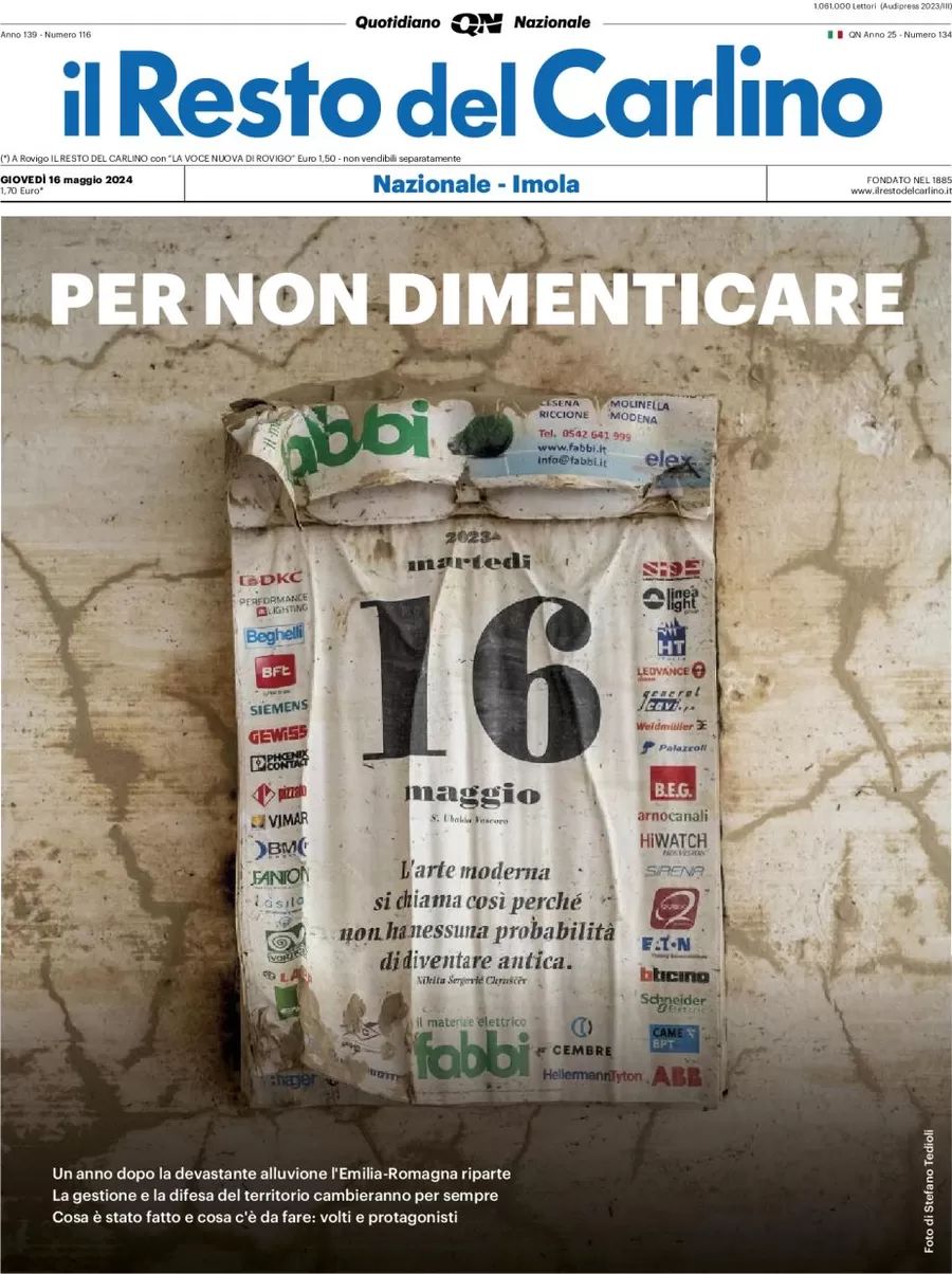 Prima-pagina-il-resto-del-carlino-edizione-di-oggi-16-05-2024