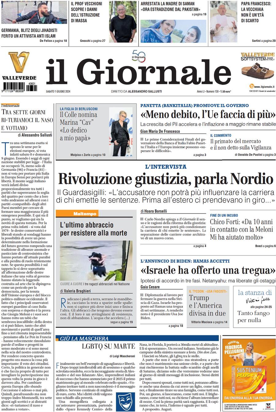 Prima-pagina-libero-edizione-di-oggi-01-06-2024