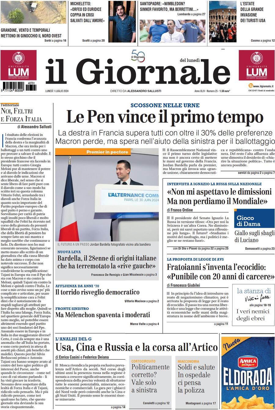 Prima-pagina-libero-edizione-di-oggi-01-07-2024