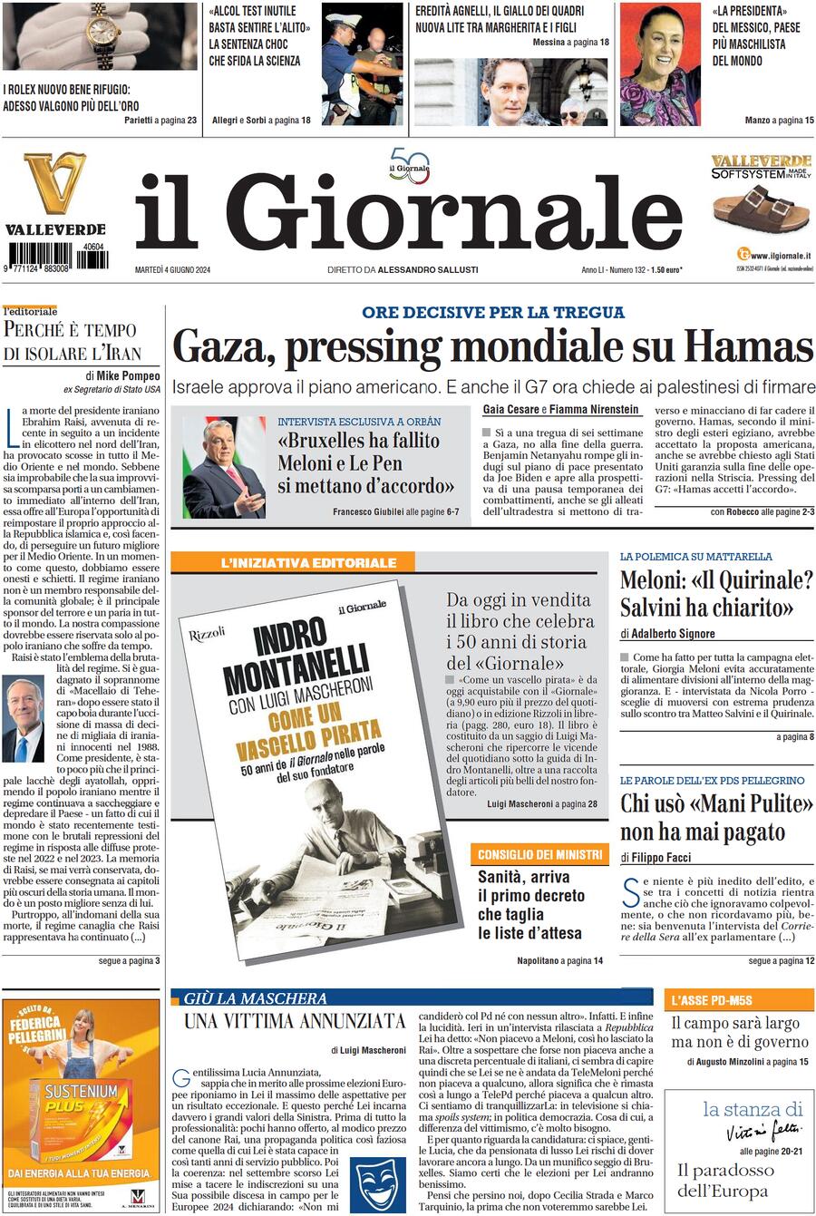 Prima-pagina-libero-edizione-di-oggi-04-06-2024