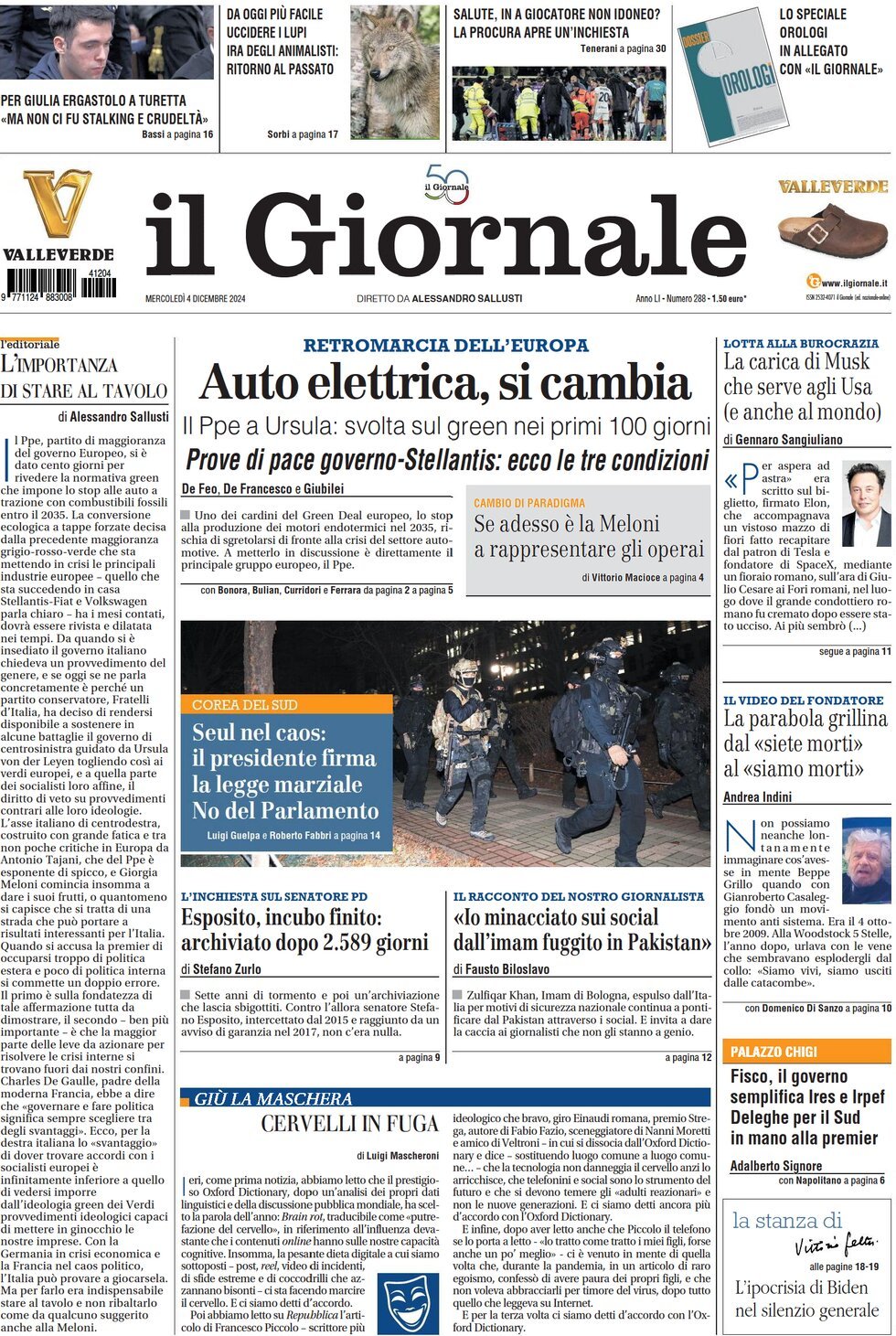 Prima-pagina-libero-edizione-di-oggi-04-12-2024