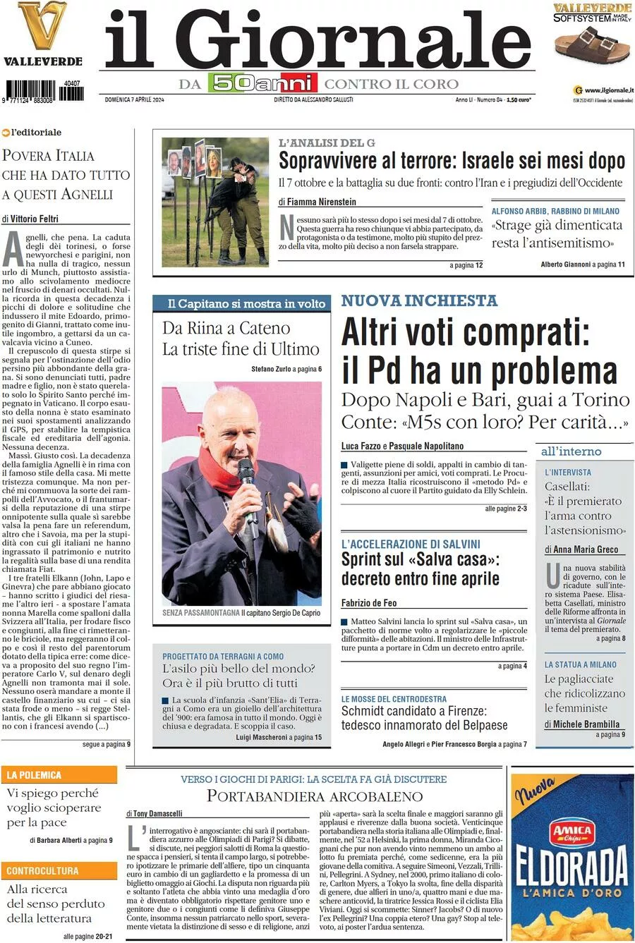 Prima-pagina-libero-edizione-di-oggi-07-04-2024