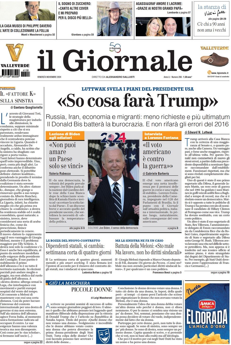 Prima-pagina-libero-edizione-di-oggi-08-11-2024