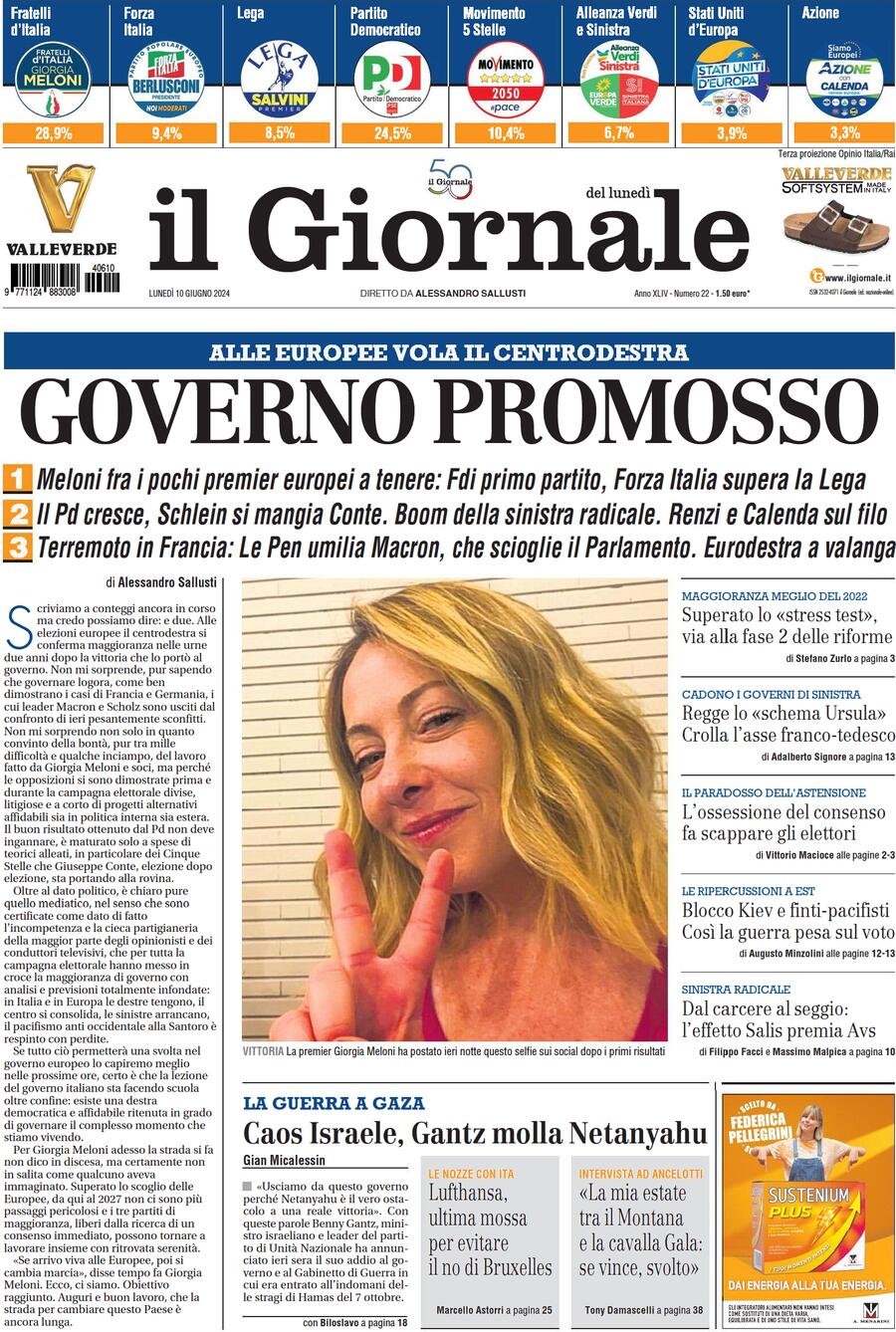 Prima-pagina-libero-edizione-di-oggi-10-06-2024