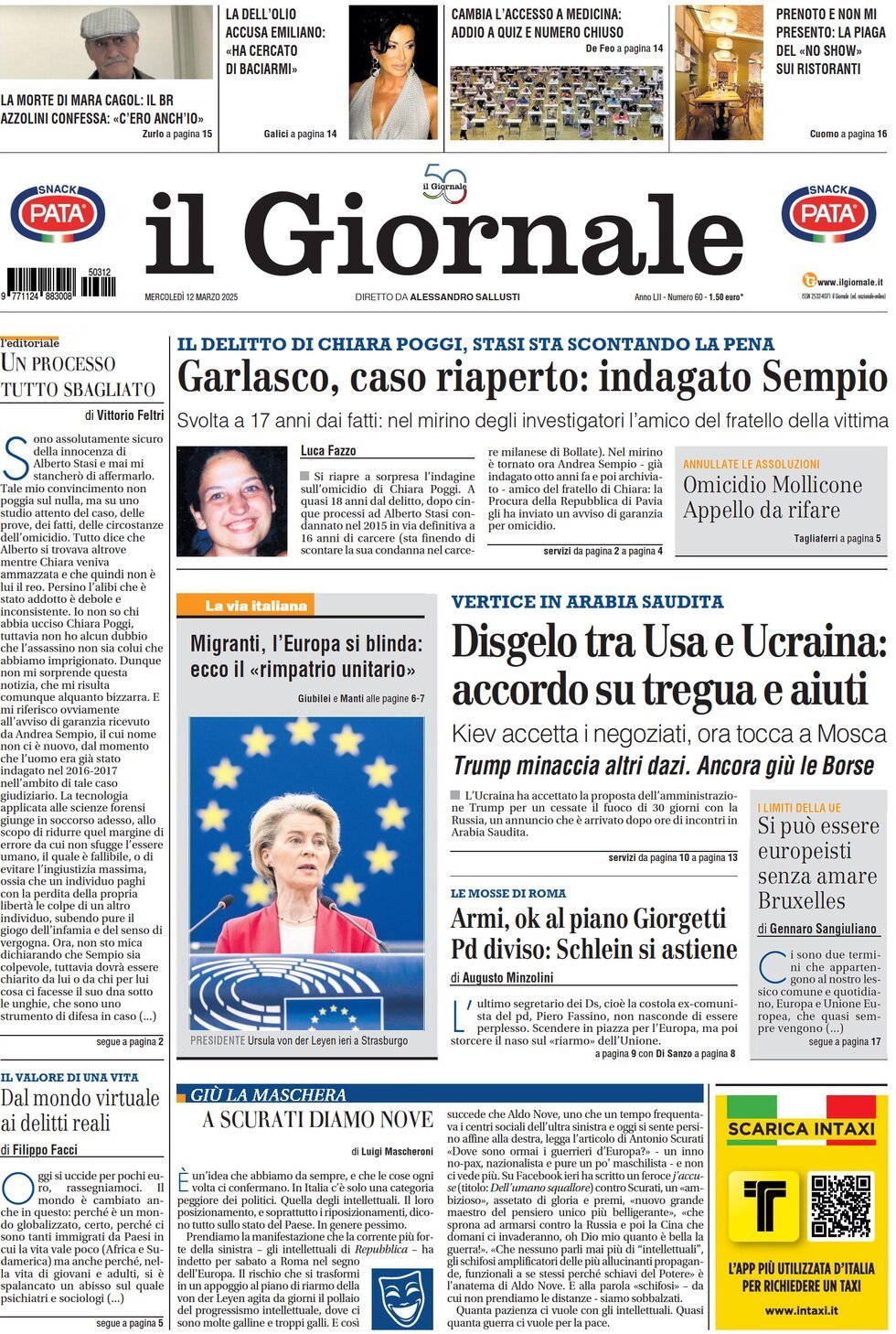 Prima-pagina-libero-edizione-di-oggi-12-03-2025