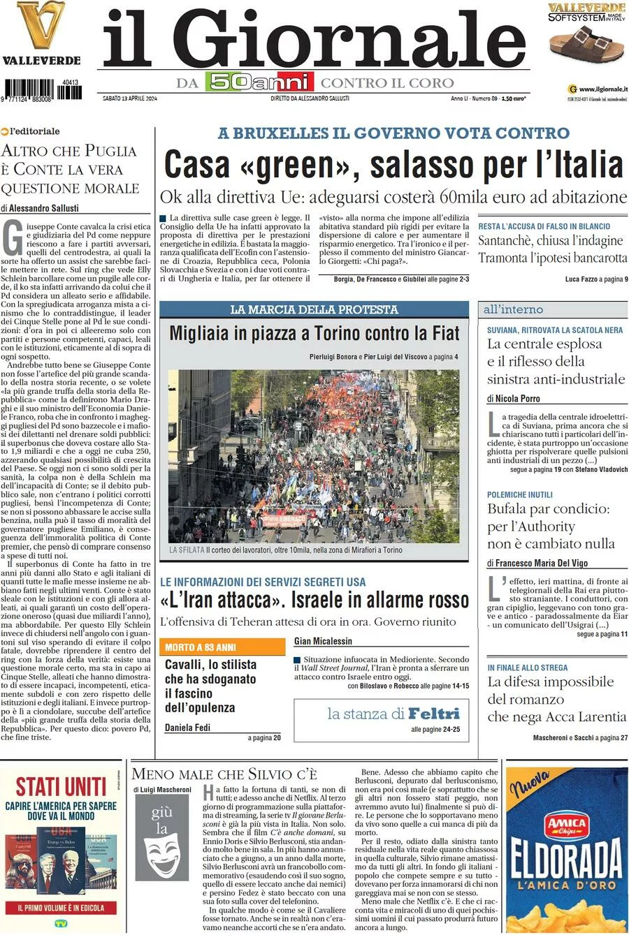 Prima-pagina-libero-edizione-di-oggi-13-04-2024