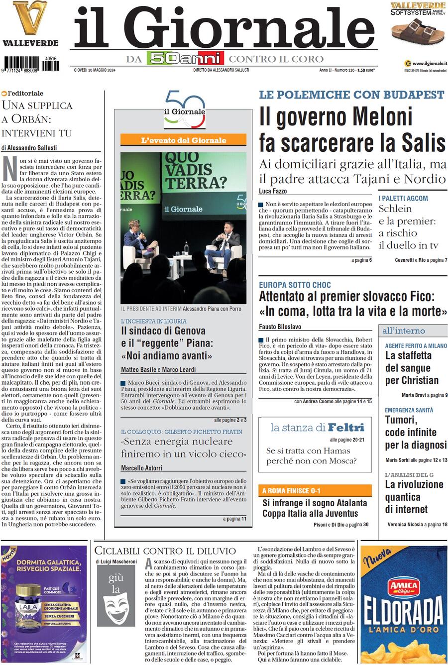 Prima-pagina-libero-edizione-di-oggi-16-05-2024